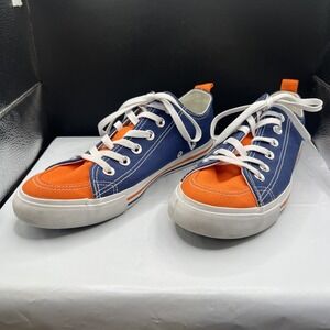 SKICKS Auburn Tigers Low Top Canvas Shoes Sneakers Mens Size 7 Womens Size 9